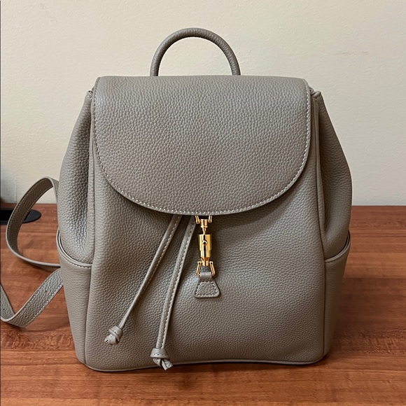 DUYP Luxury Backpack Leather Taupe - Picture 13 of 13